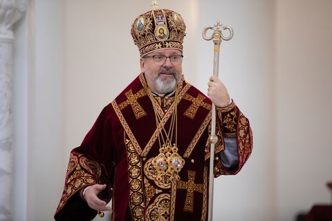 Проповідь Блаженнішого Святослава під час Вечірні з Літургією святого Василія Великого, посвячення мира та антимінсів