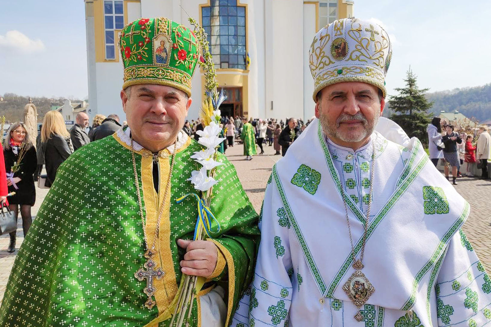 о. Володимир Заболотний і владика Дмитро Григорак