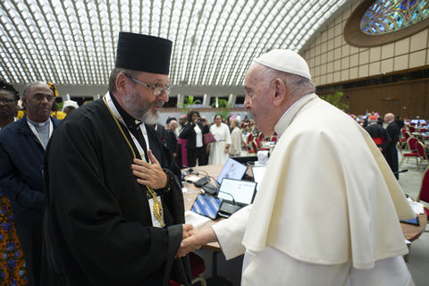 “I will never tire of speaking about the martyrdom of Ukraine”: Pope Francis to His Beatitude Sviatoslav