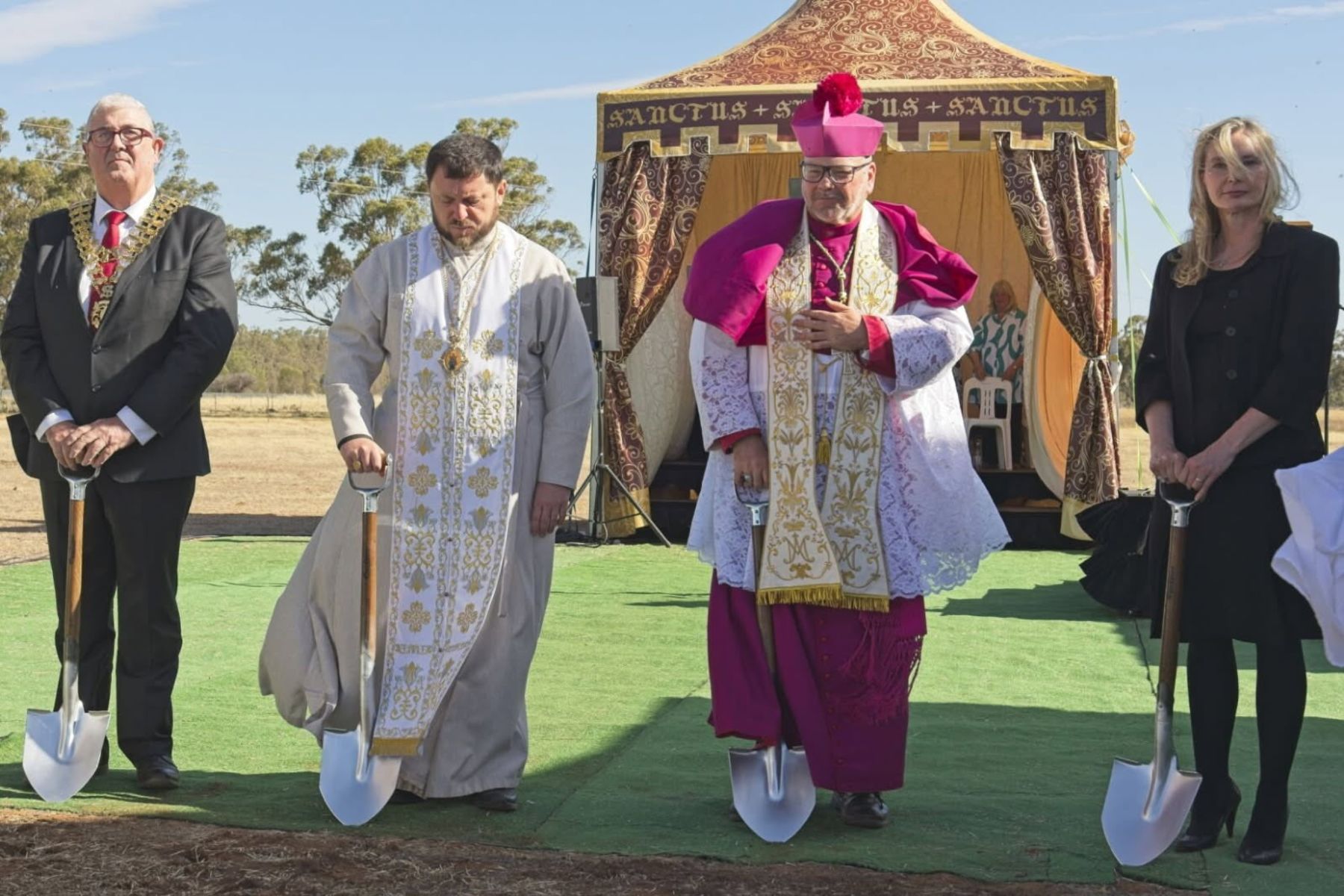 “May this place become holy ground, where heaven and earth meet, and where the Church is continually upheld by prayer”