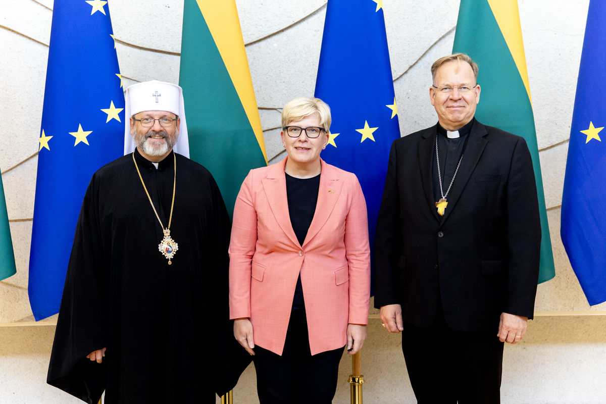 Блаженніший Святослав зустрівся з Прем’єр-міністром Литви Інґрідою Шимоніте