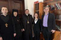 Доповідачі 102-ї сесії Архиєрейського Синоду УГКЦ в Україні з Блаженнішим Святославом