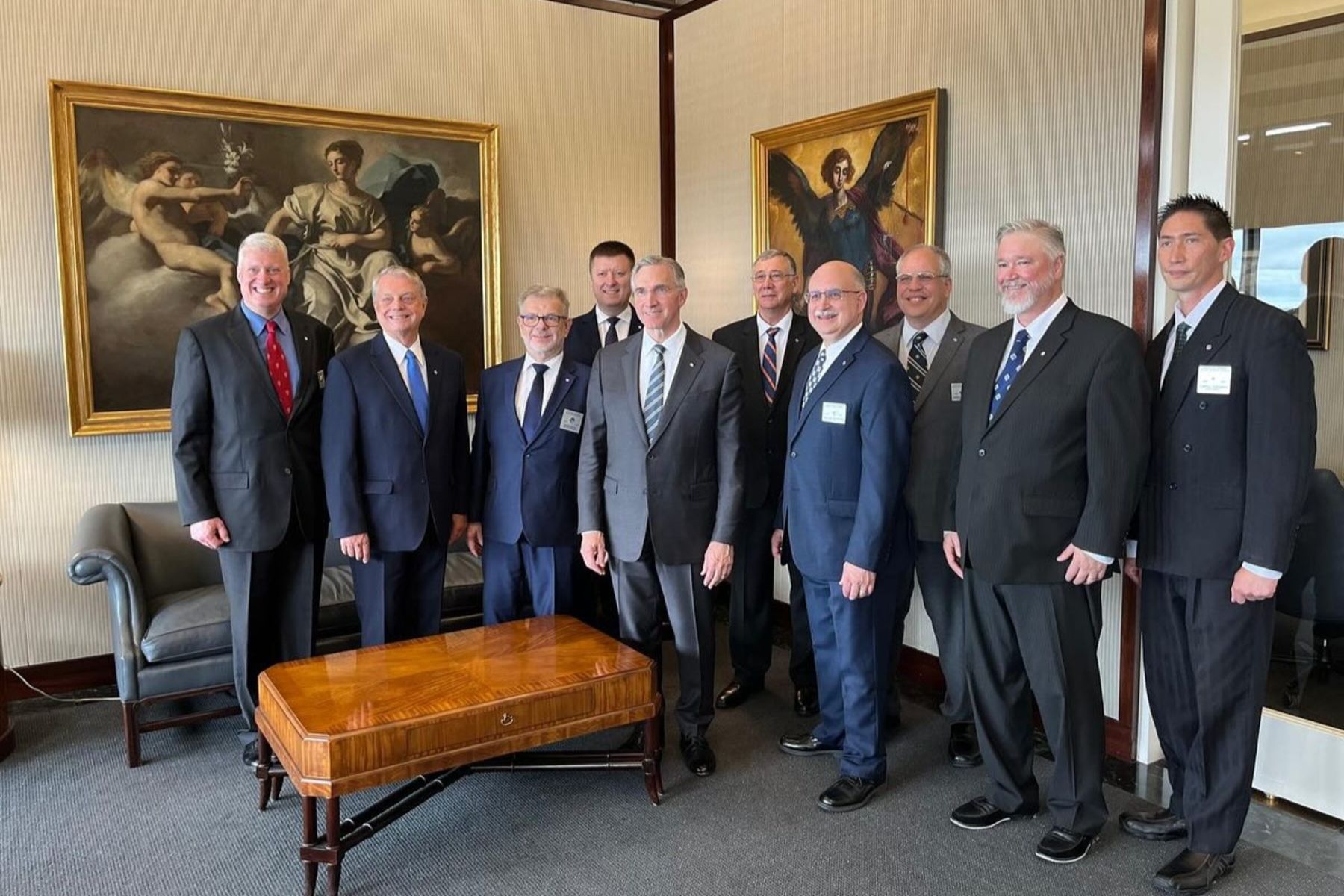 National Delegates of the Knights of Columbus Inducted into the Government of the United States