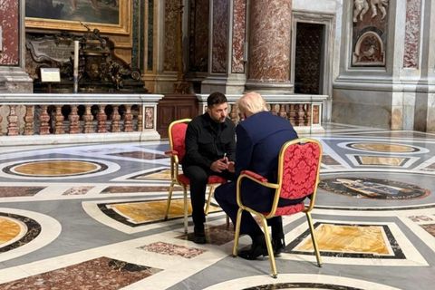 Sua Beatitudine Sviatoslav: «L’incontro tra il Presidente degli Stati Uniti d’America e il Presidente Zelensky — un commovente incontro al cospetto della tomba dell’apostolo Pietro»