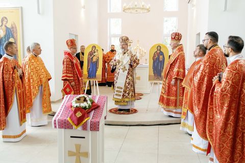Блаженніший Святослав освятив гарнізонний храм святого Архистратига Михаїла на Прикарпатті