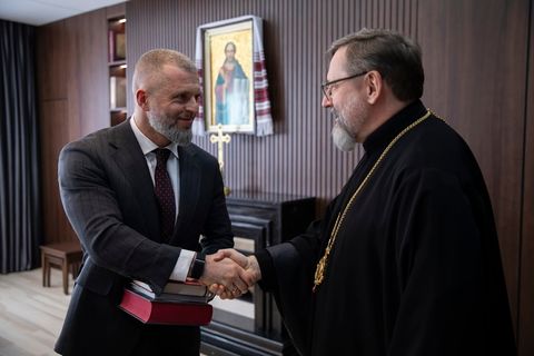 Глава УГКЦ обговорив із міністром молоді та спорту України формування української ідентичності, підтримку молоді та розвиток партнерства