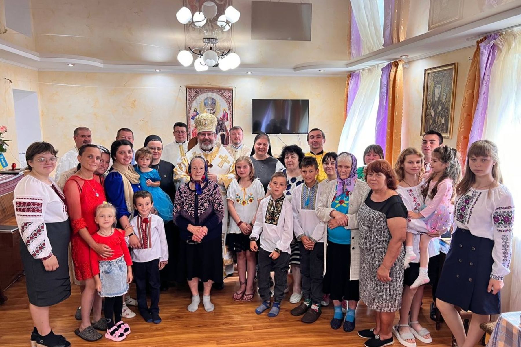 “A Branch of the Vine of Christ is Growing Here”: Head of UGCC Visits Family-Type Orphanage in Poltava Oblast