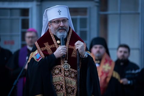 Духовне слово Блаженнішого Святослава під час Хресної дороги в Софії Київській