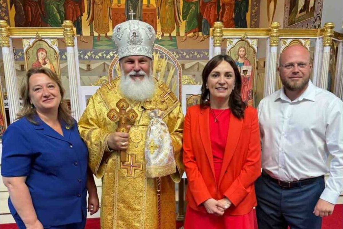 Ukrainian Ambassador Visits New Westminster Cathedral