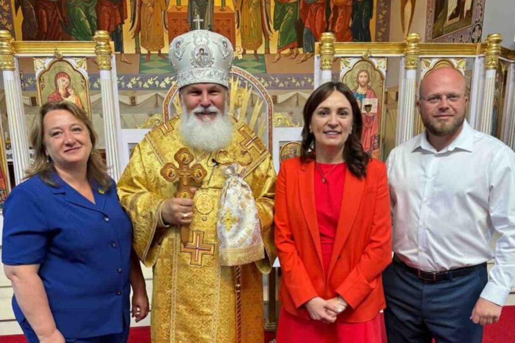 Ukrainian Ambassador Visits New Westminster Cathedral