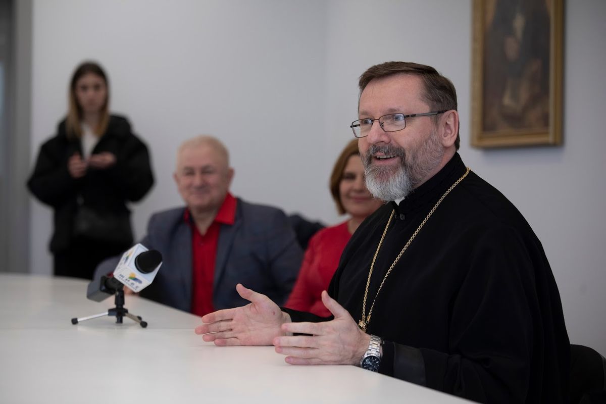 His Beatitude Sviatoslav meets with the Ukrainian Association of Catholic Physicians