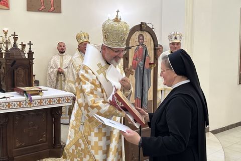 Проповідь Блаженнішого Святослава в Гошівському монастирі у день ювілею сестри Ксенофонти Дикої, ЗСПР