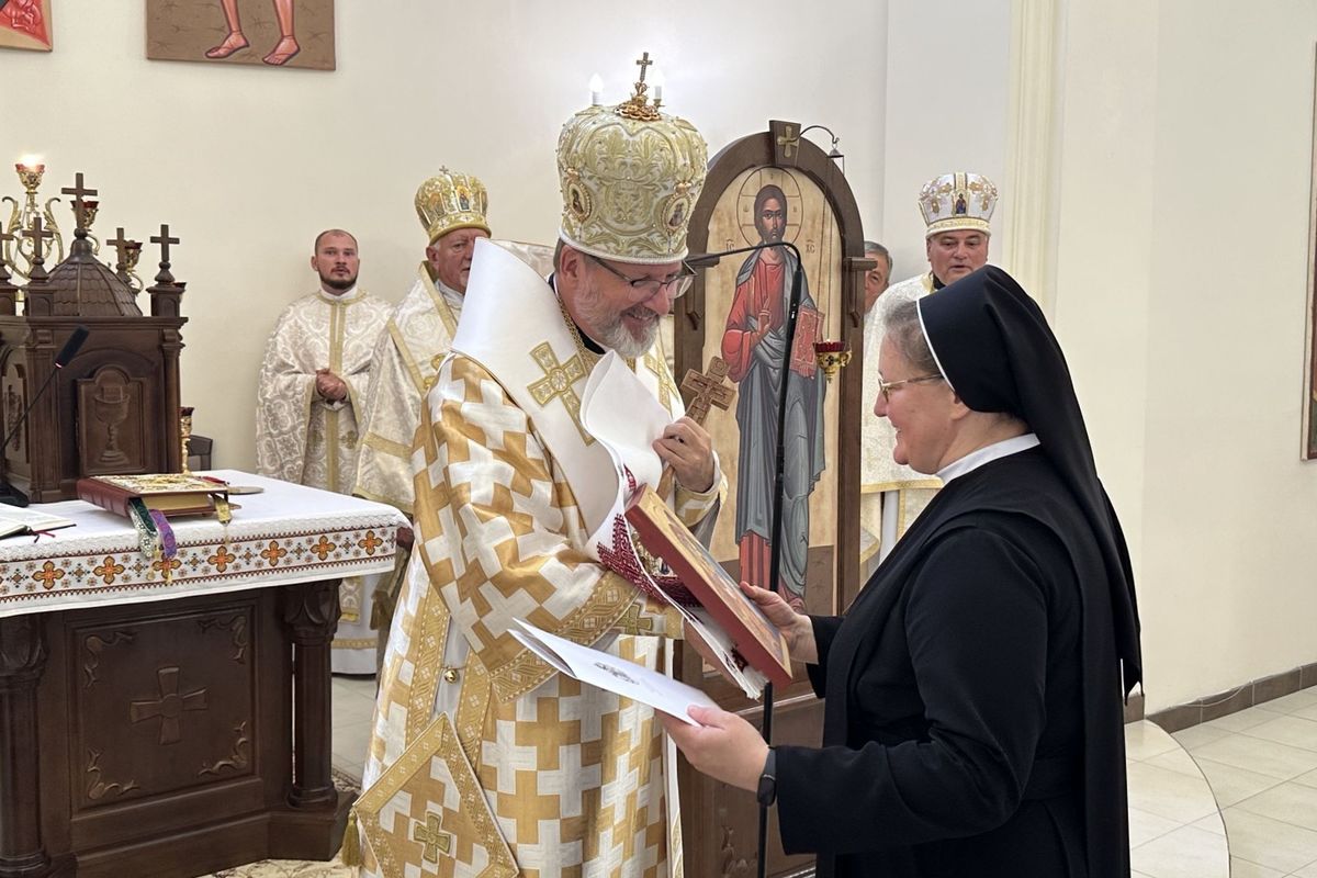 Проповідь Блаженнішого Святослава в Гошівському монастирі у день ювілею сестри Ксенофонти Дикої, ЗСПР