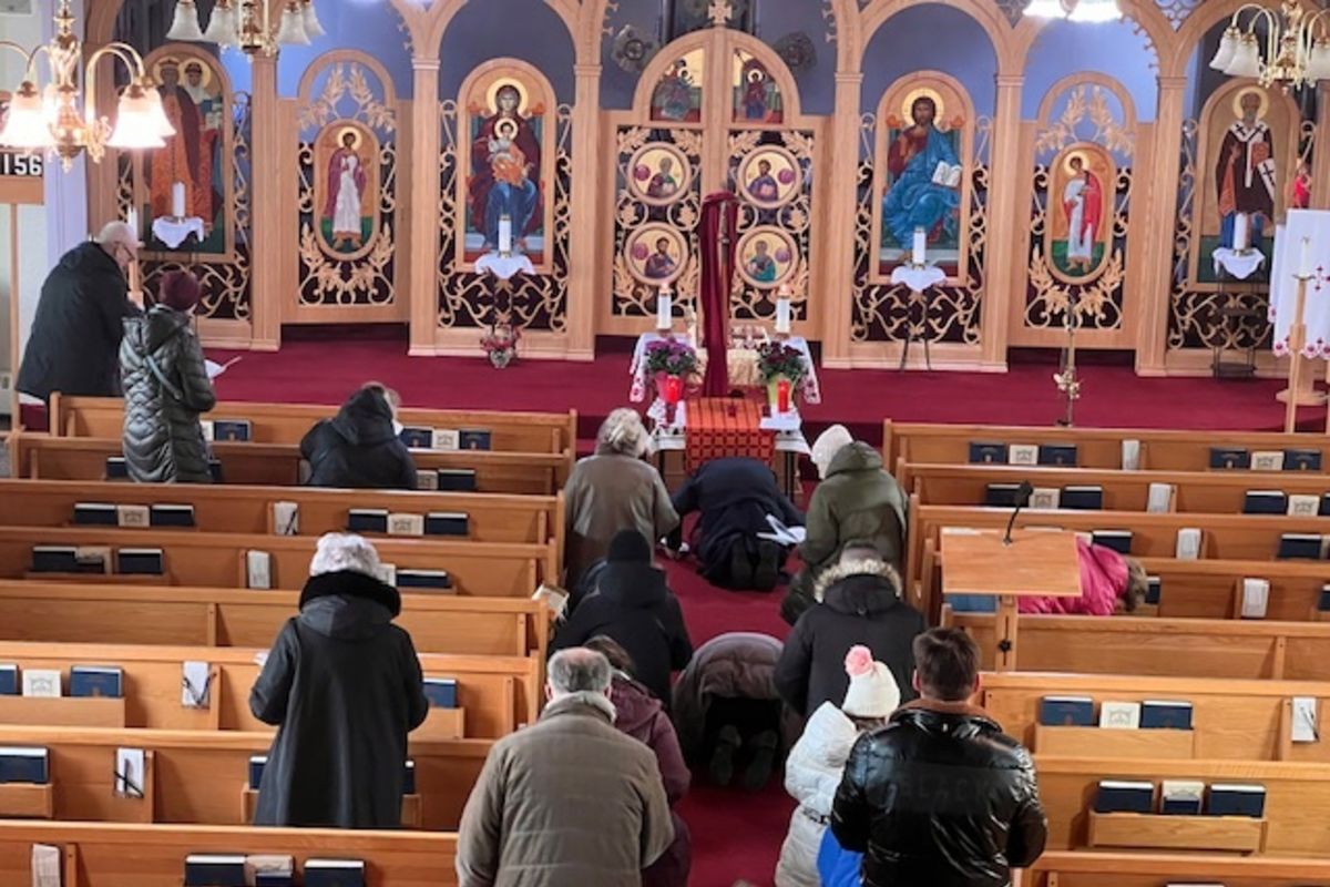 Stations of the Cross for Peace in Ukraine and the World at St. Nicholas Parish, Canada
