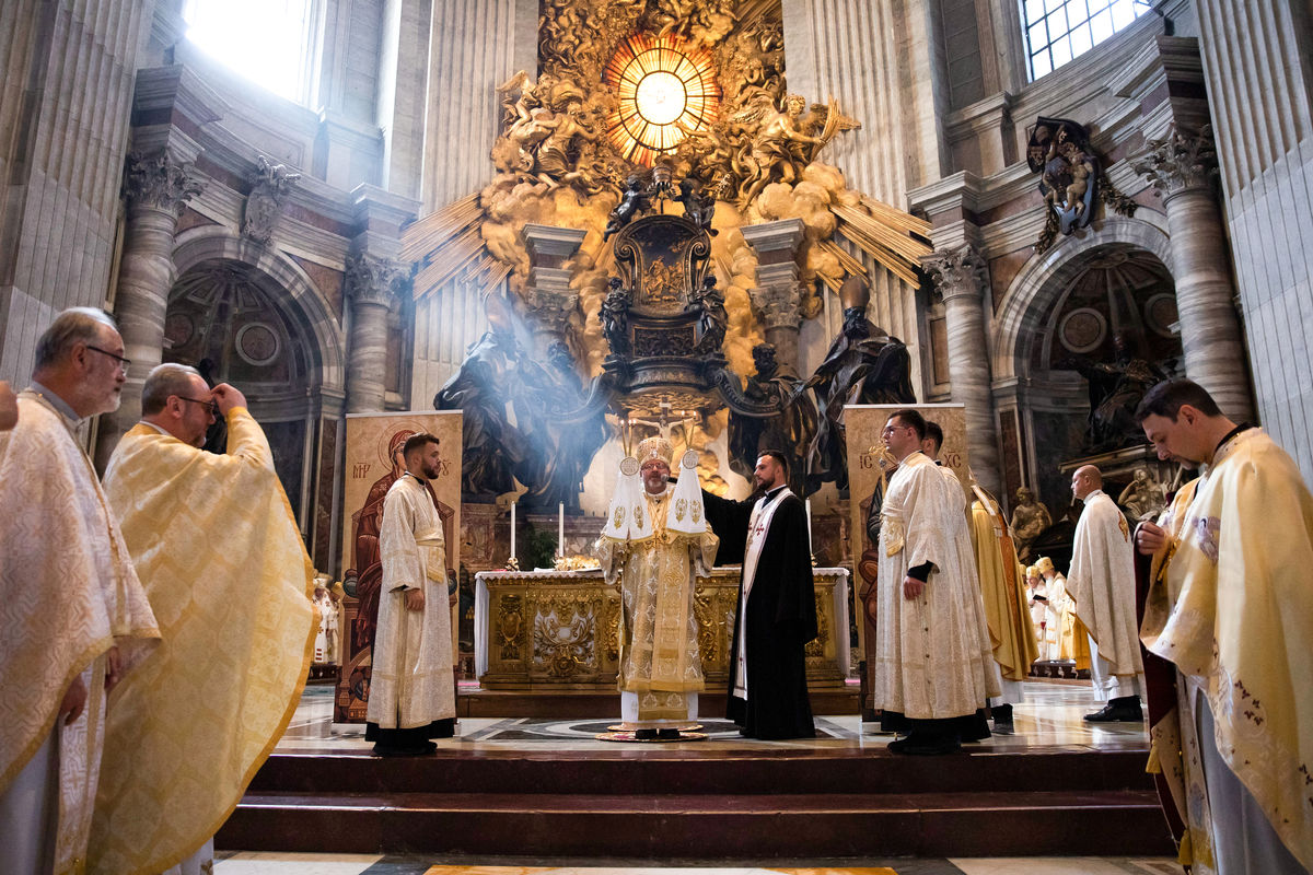 Head of the UGCC: “From St. Peter’s Tomb, we say to Rome and the world: Ukraine stands! Ukraine fights! Ukraine prays!”