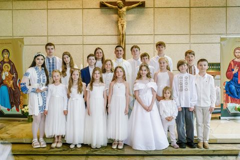 First Celebration of First Confession and Solemn Holy Communion Held in Finland’s UGCC Community