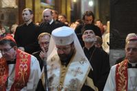 Спільна молитва під час візиту кардинала Курта Коха в Україну, червень 2013 року