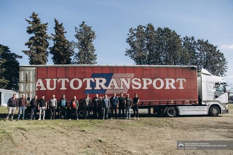 149th Humanitarian Aid Truck Departs Rome for Ukraine