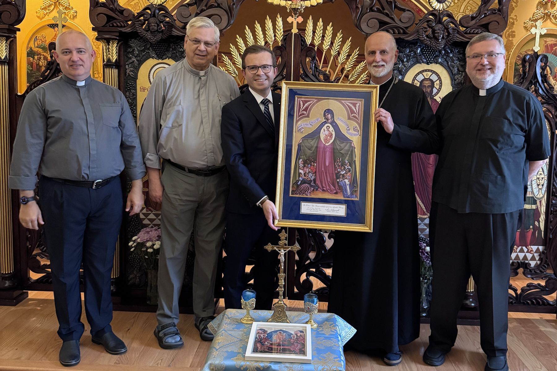Knights of Columbus Pay Courtesy Visit to Ukrainian Catholic Archeparchy of Philadelphia